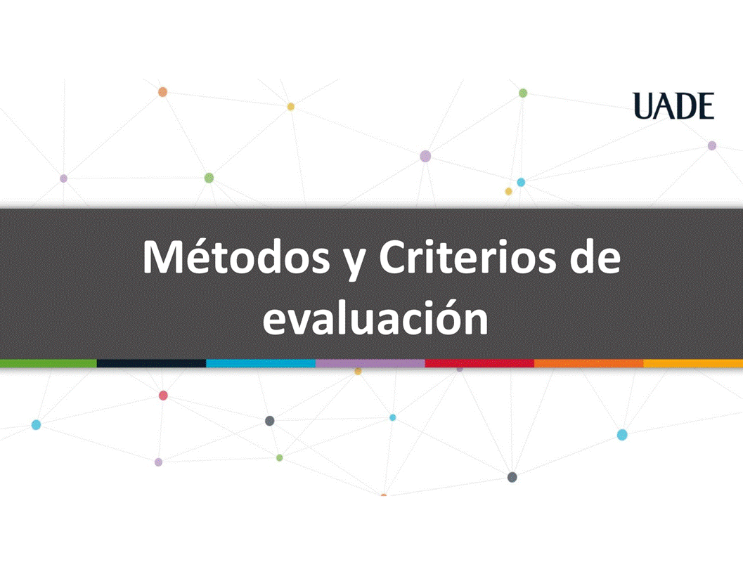 Machine generated alternative text:
I-JADE
Métodos y Criterios de
evaluaci6n